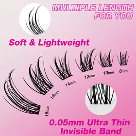 Cils VEYESBEAUTY portés, montrant un look naturel