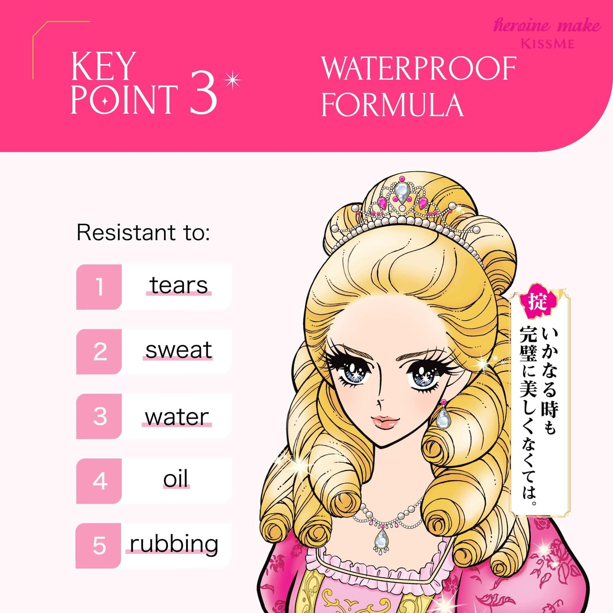 Cils volumineux après application du mascara Heroine Make
