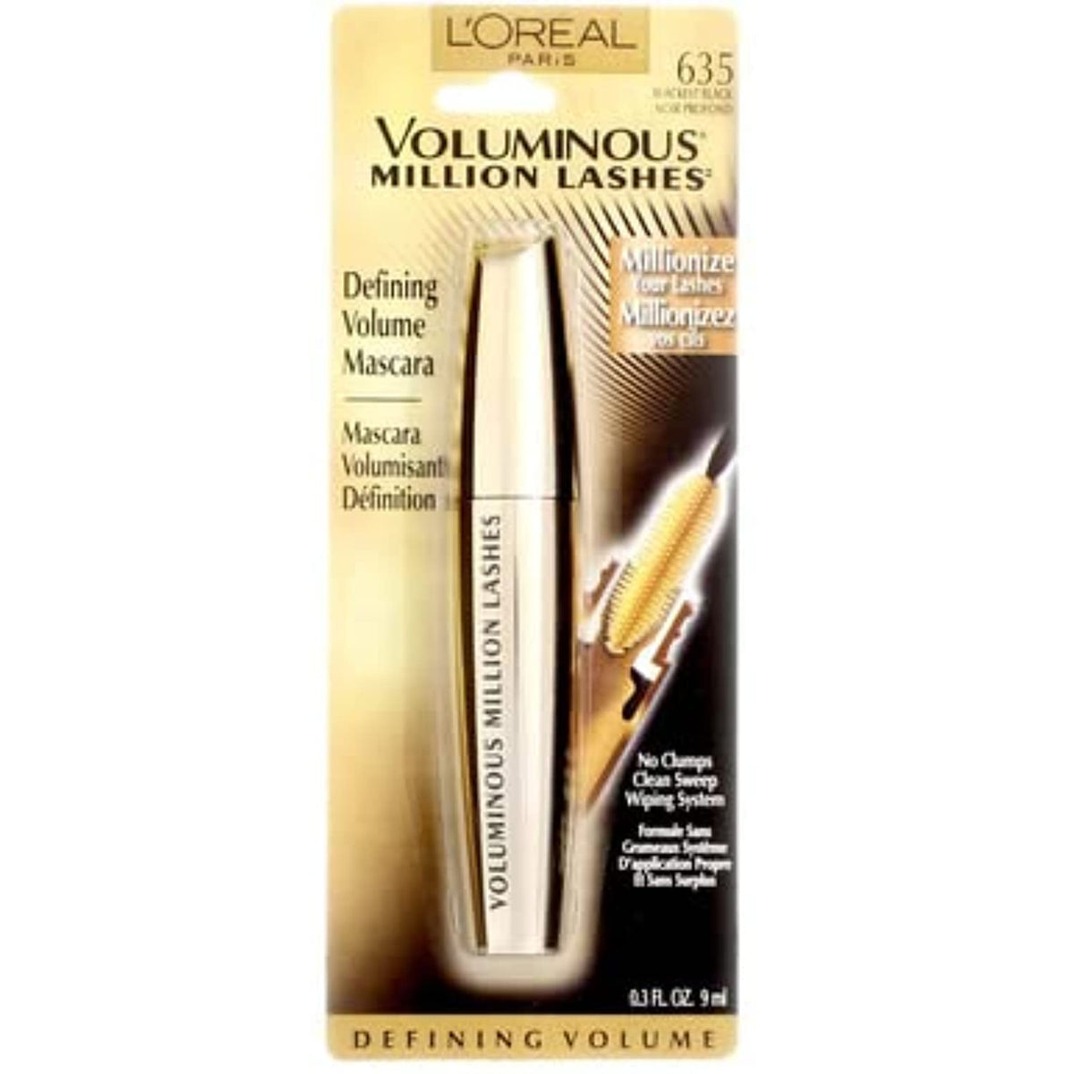 Cils volumineux après application du Mascara L'Oreal Paris