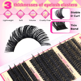 Cils volumineux et soyeux avec le kit FANXITON