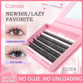 Cils Wispy CoFier de 12-20mm en différentes longueurs