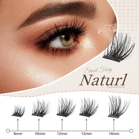 Cils Wispy CoFier en application sur les yeux