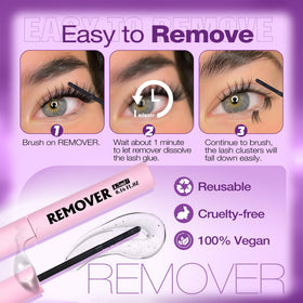 Cils wispy Mavphnee en différentes longueurs