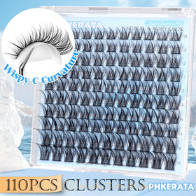Cils wispy PHKERATA montrant leur texture légère