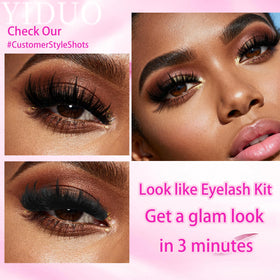 Cils YIDUO avec 2X 10ml de colle et scellant pour cils