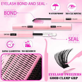 Cils YIDUO en application sur un modèle avec un regard élégant