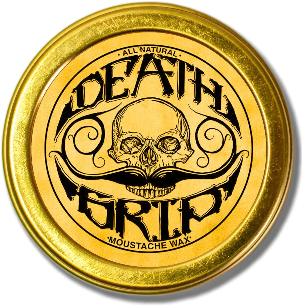 Cire à moustache Death Grip THE VINTAGE GROOMING CO. en pot métallique