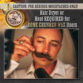 Cire à Moustache Extra Forte 40g avec un fond esthétique