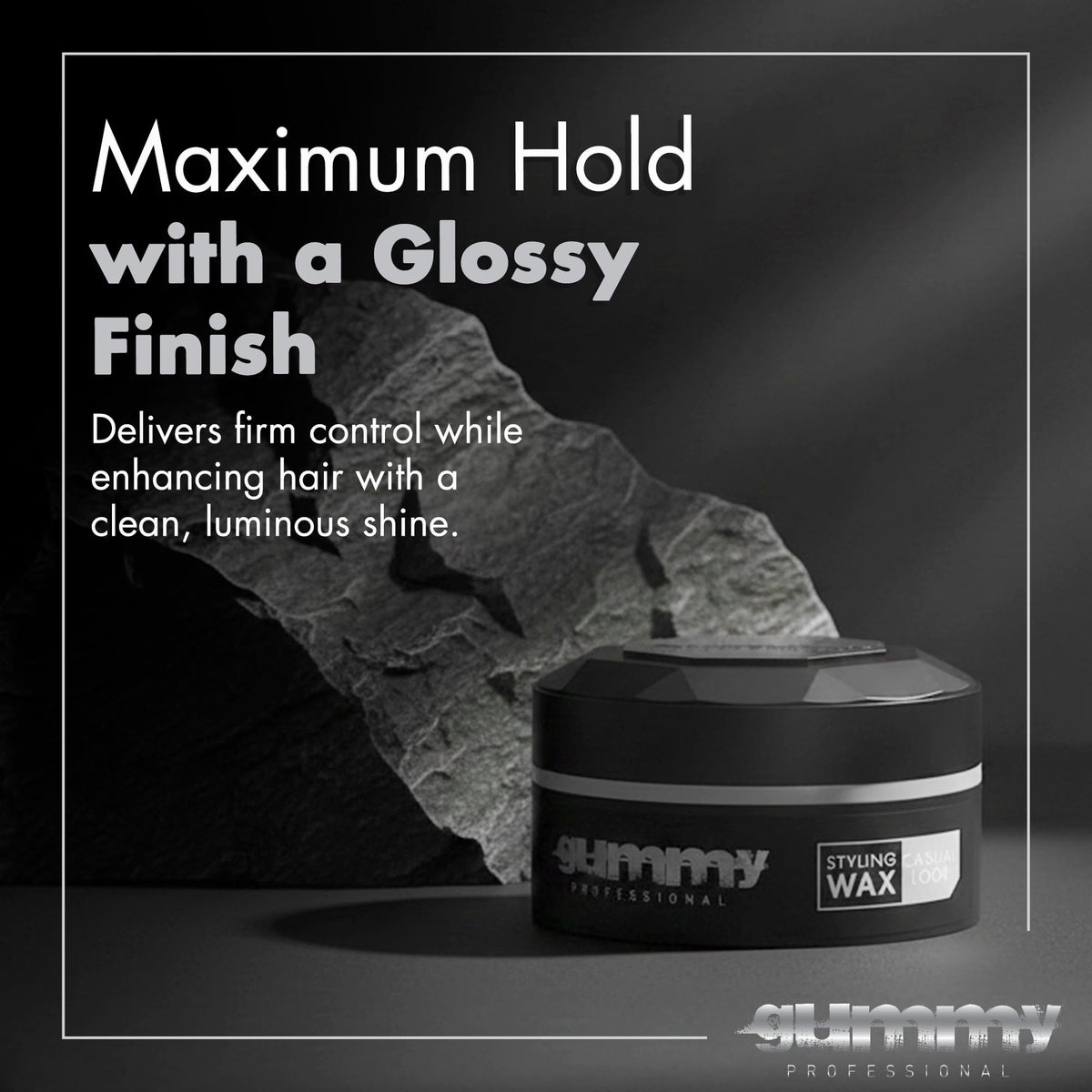 Cire coiffante Gummy 150 ml avec cheveux texturés