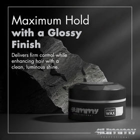 Cire coiffante Gummy 150 ml avec cheveux texturés