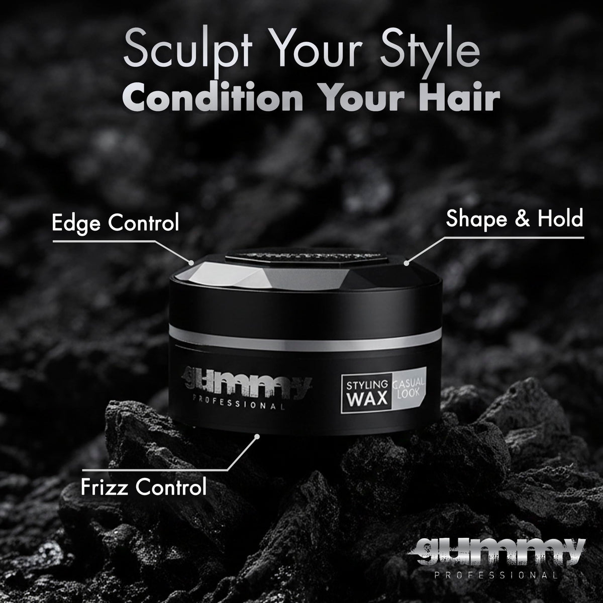 Cire coiffante Gummy 150 ml en utilisation quotidienne