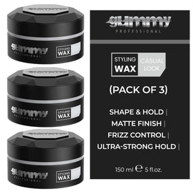 Cire coiffante Gummy 150 ml vue avant avec texture mate