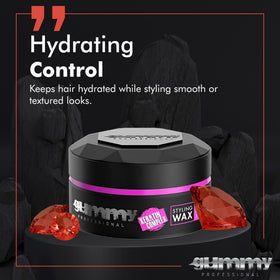 Cire coiffante Gummy vue de côté