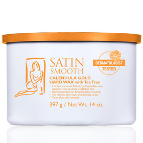 Cire dure Calendula Gold SATIN SMOOTH 450g vue avant avec étiquette