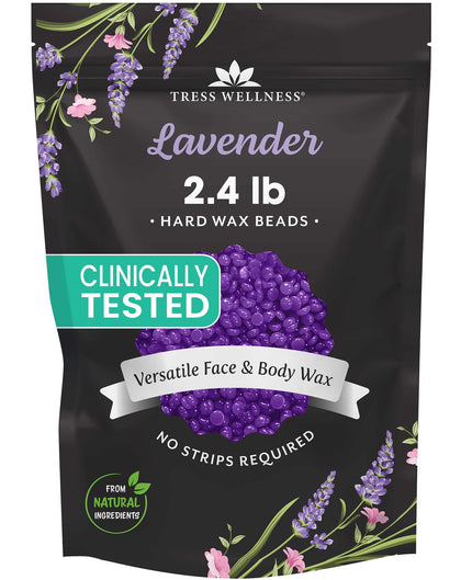 Cire en perles Tress Wellness 1111g parfum lavande vue de face