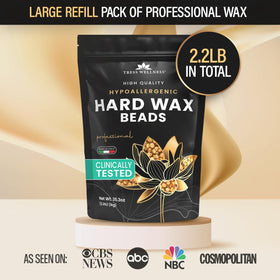 Cire en perles Tress Wellness montrant sa texture