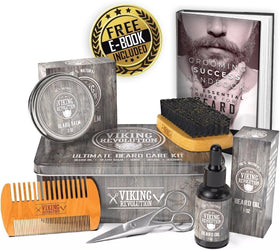 Ciseaux à barbe du kit de barbe Viking Revolution