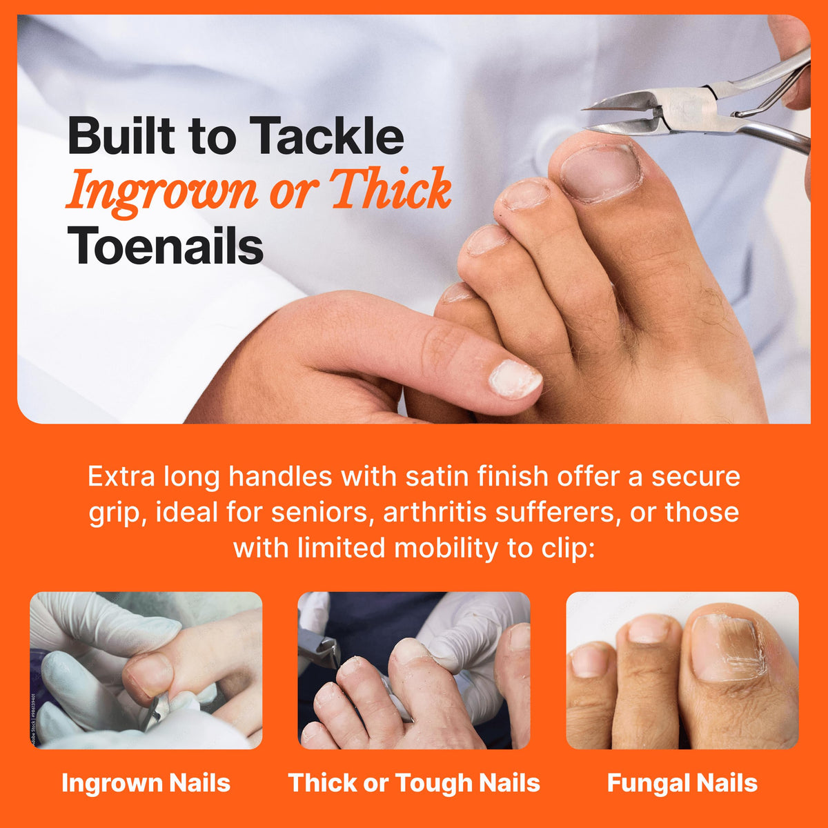 Ciseaux à ongles Fox Medical utilisés pour couper un ongle