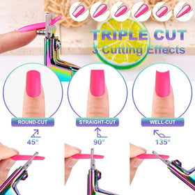 Ciseaux à ongles GA&EN en utilisation pour manucure