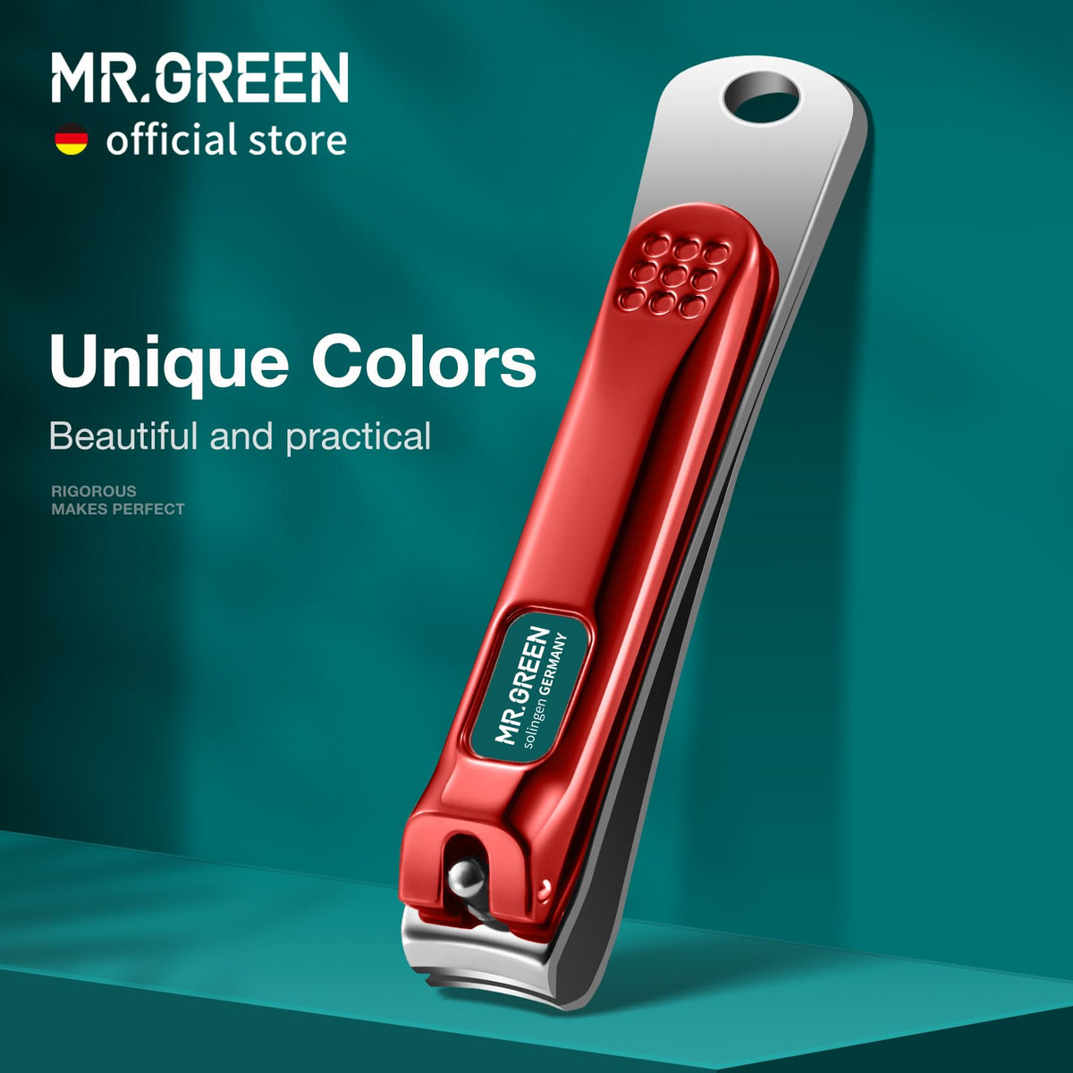 Ciseaux à ongles MR.GREEN avec design ergonomique et base élargie