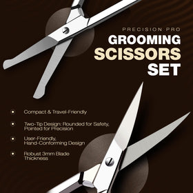 Ciseaux à sourcils Utopia Care avec prise en main ergonomique