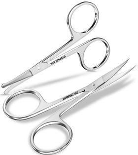 Ciseaux à sourcils Utopia Care en acier inoxydable, vue de face