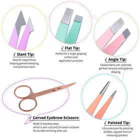 Ciseaux courbés pour sourcils TsMADDTs