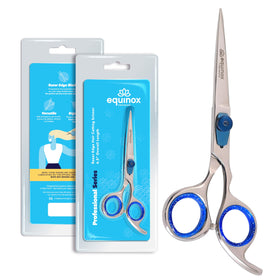 Ciseaux de coiffure Equinox 6.5" en acier japonais, vue avant