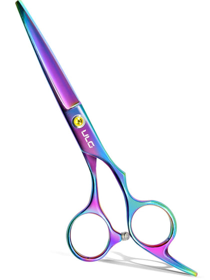 Ciseaux de coiffure ULG 6,5 pouces vue avant avec finition miroir