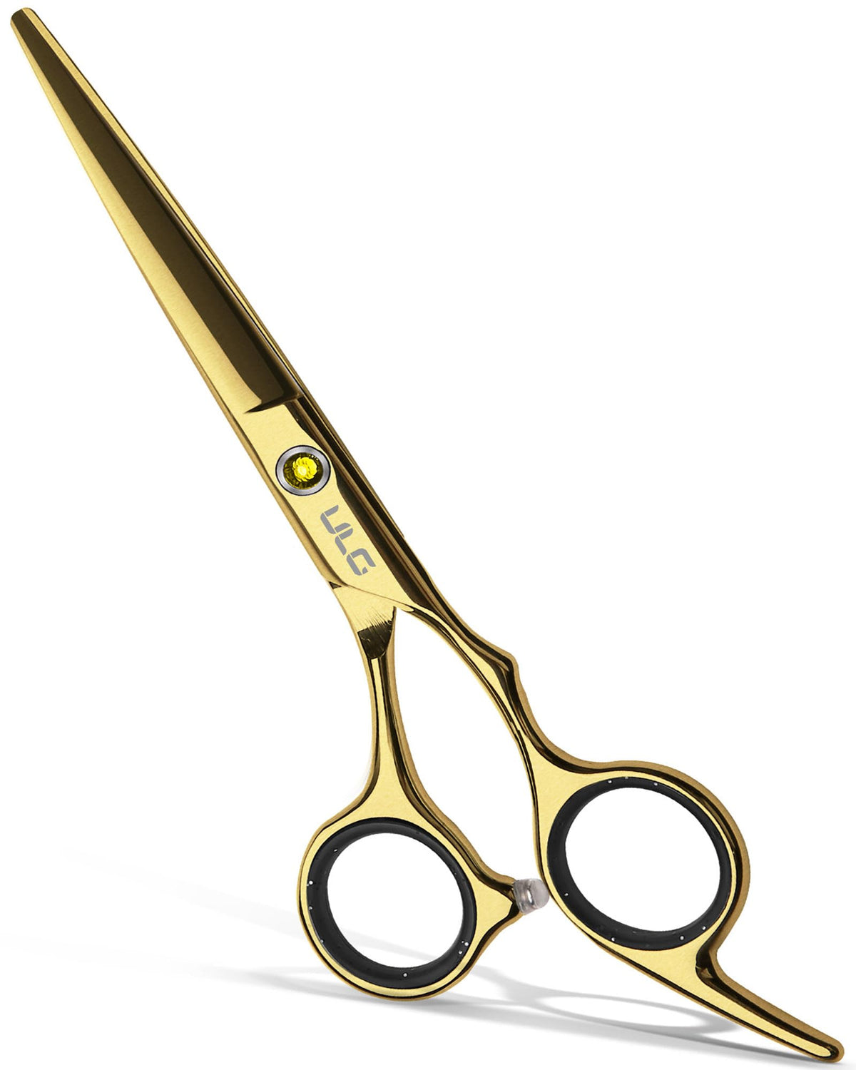 Ciseaux de coiffure ULG 6,5 pouces vue de face avec finition miroir