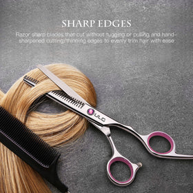 Ciseaux de coiffure ULG avec emballage et accessoires inclus