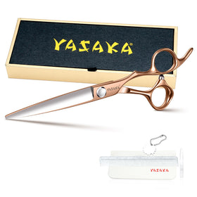 Ciseaux de coiffure YASAKA 6,5 pouces en acier cobalt vue frontale