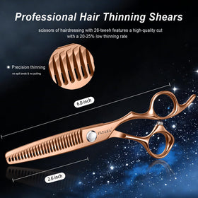 Ciseaux de coiffure YASAKA 6 pouces avec accessoires inclus
