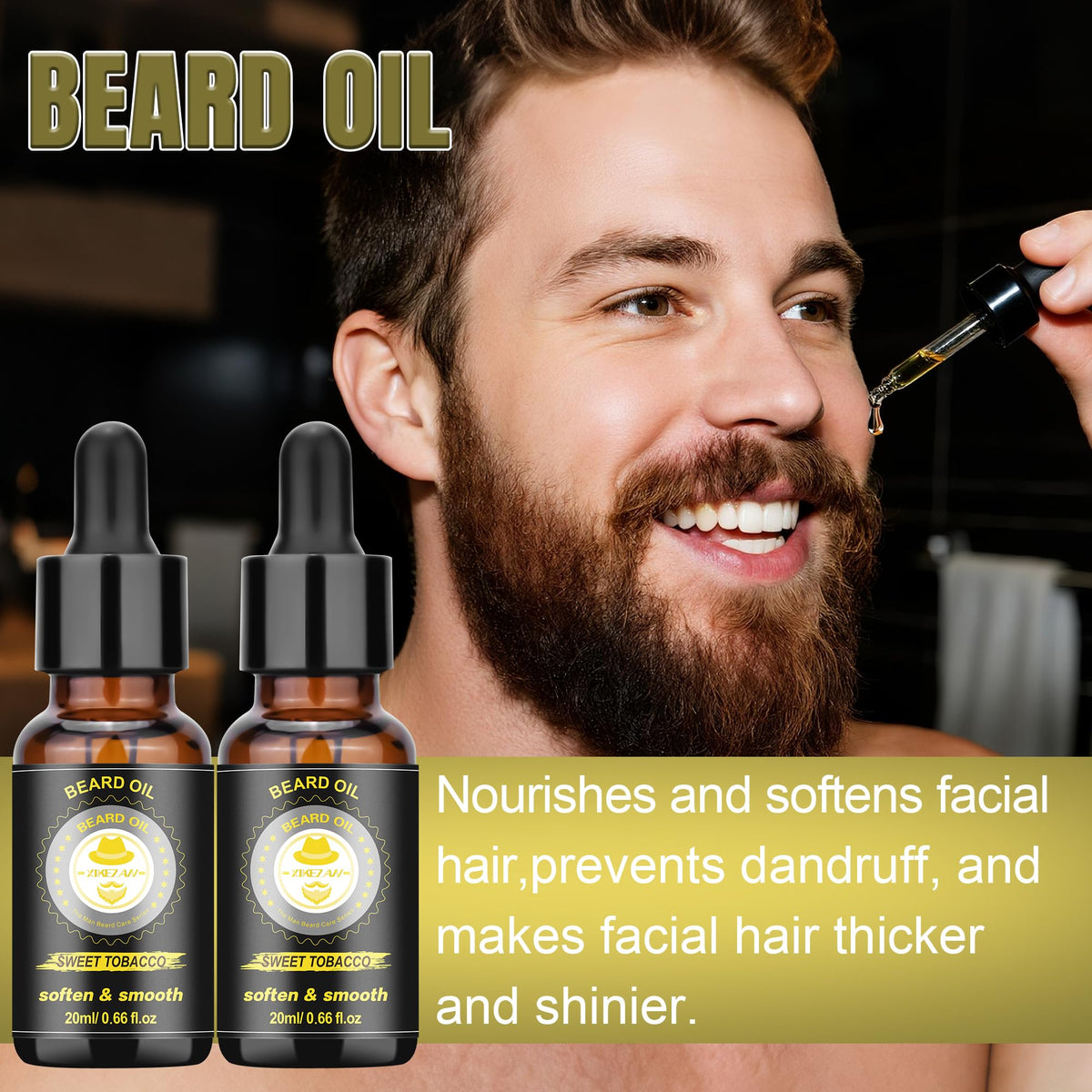 Ciseaux de précision du kit de soins pour barbe XIKEZAN