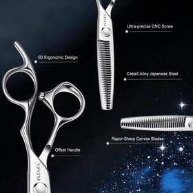 Ciseaux YASAKA en utilisation sur cheveux