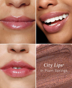 City Beauty Gloss à Lèvres Plum Springs arrière