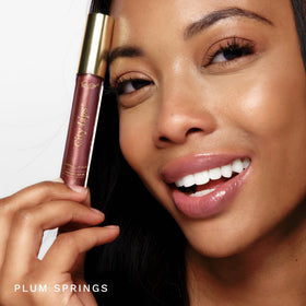 City Beauty Gloss à Lèvres Plum Springs en application