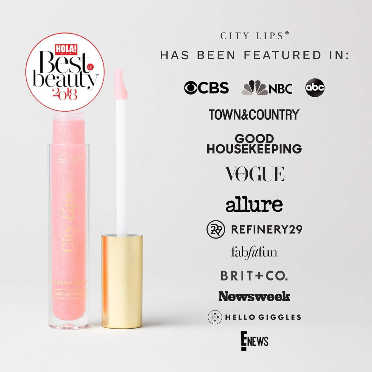 City Beauty Gloss à Lèvres Plum Springs en gros plan