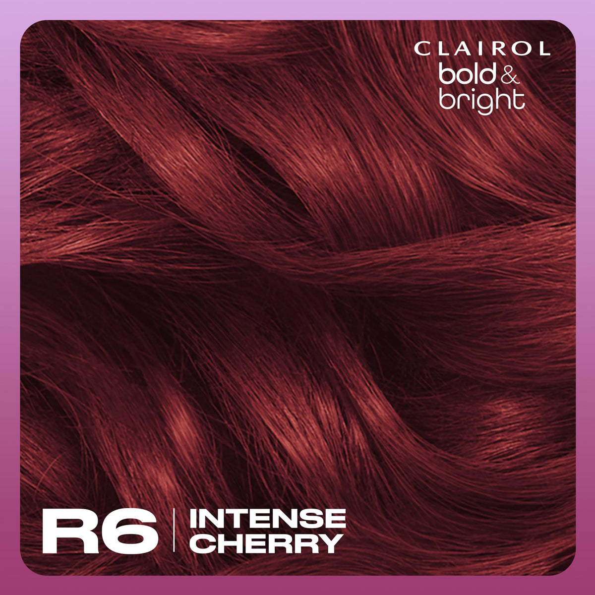 Clairol Coloration Permanente R6 Rouge Intense conditionneur HydraShine