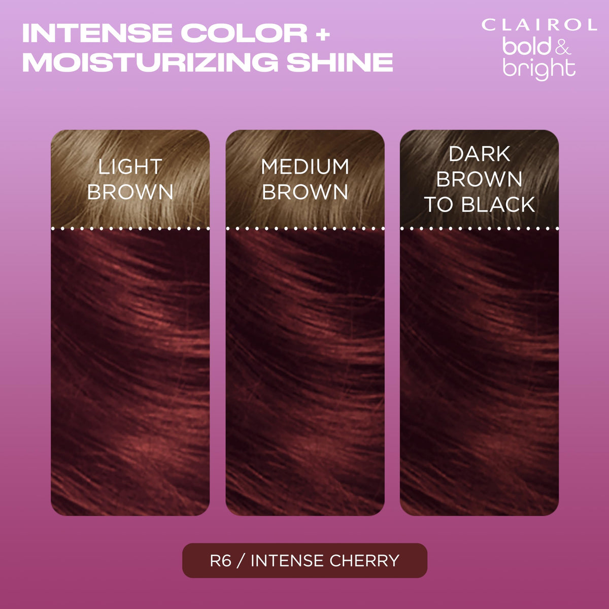 Clairol Coloration Permanente R6 Rouge Intense kit complet