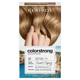 Clairol ColorStrong teinture capillaire 7.0 Blond Foncé emballage avant