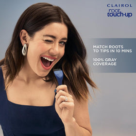 Clairol Couverture Racines Permanente 4G Châtain Doré - application avec pinceau