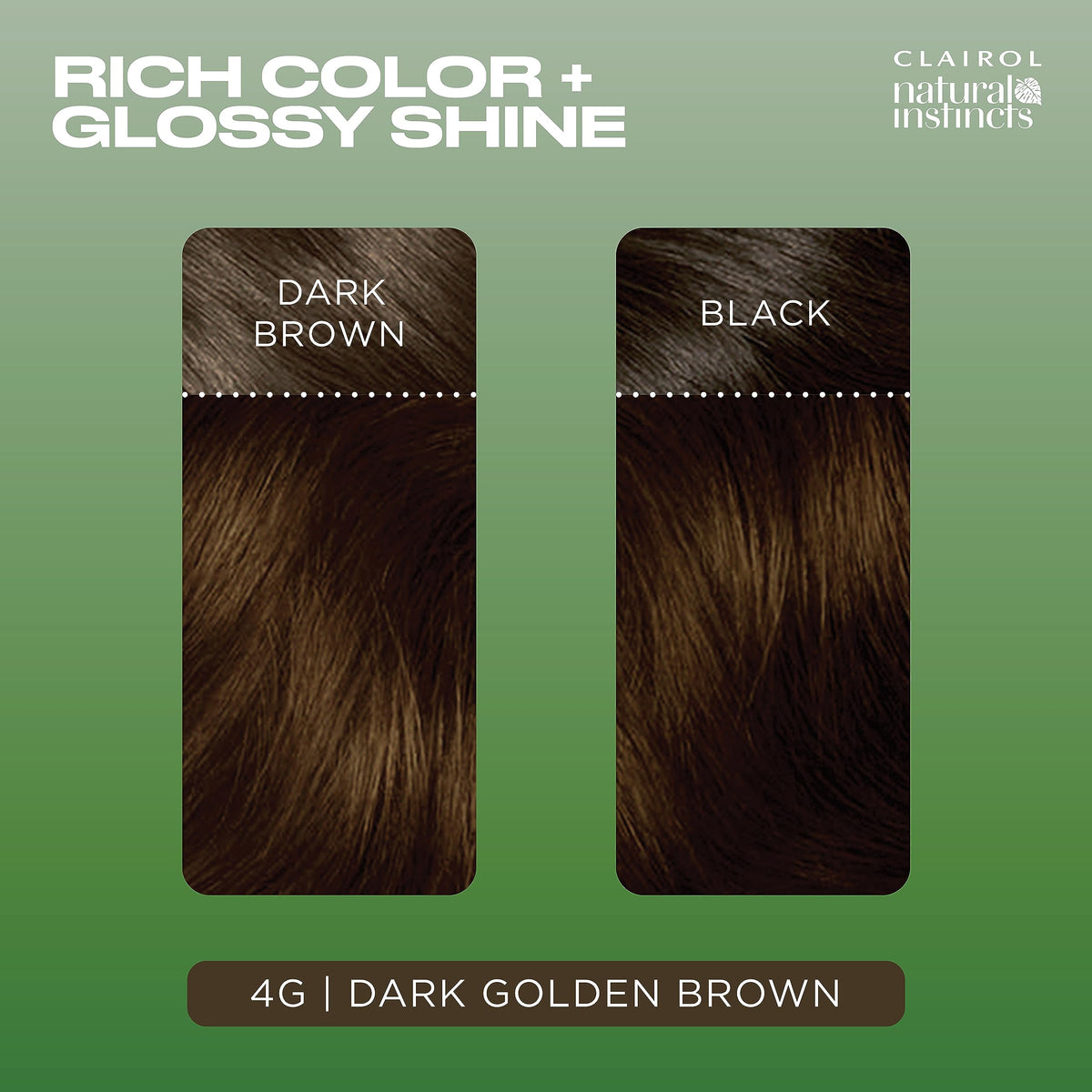 Clairol Natural Instincts 4G Brun Doré - texture de la crème colorante