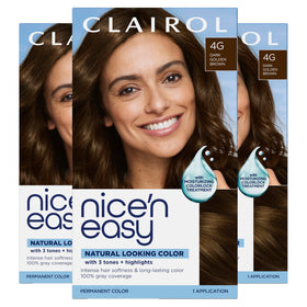 Clairol Nice'n Easy 4G Brun Doré Foncé - Pack de 3