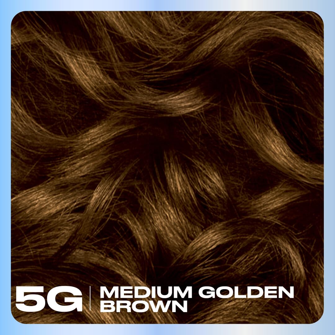 Clairol Nice'n Easy 5G Brun Doré Moyen application sur des cheveux