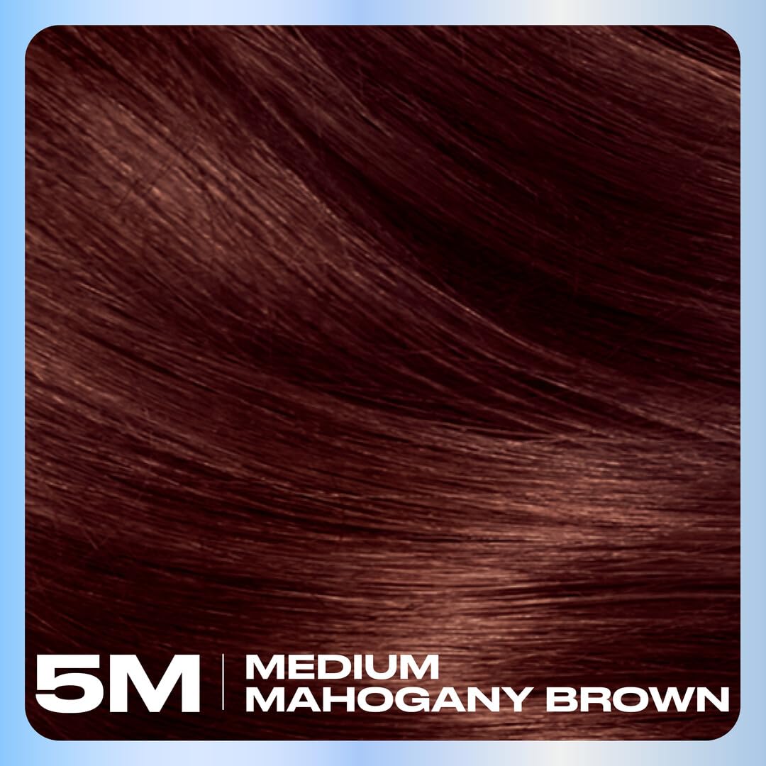 Clairol Nice'n Easy 5M Marron Acajou Moyen, flacon de crème colorante