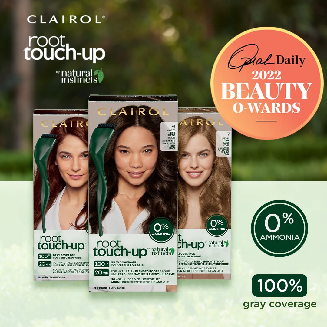 Clairol Racines Touch-Up 68g couleur noire avec instructions