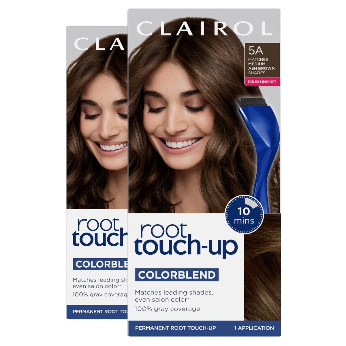 Clairol Root Touch Up 5A Brun Cendré pack de 2, vue avant