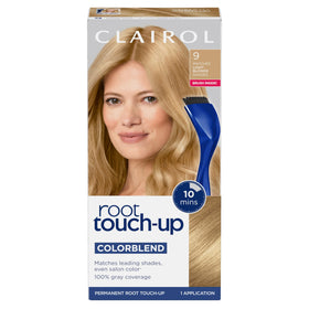 Clairol Root Touch Up 9 Blond Clair avant application