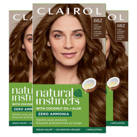 Clairol Teinture Capillaire 6BZ Châtain Clair Caramel vue avant